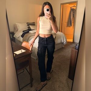 Viral Amazon Cargo Pants - black - men’s size small